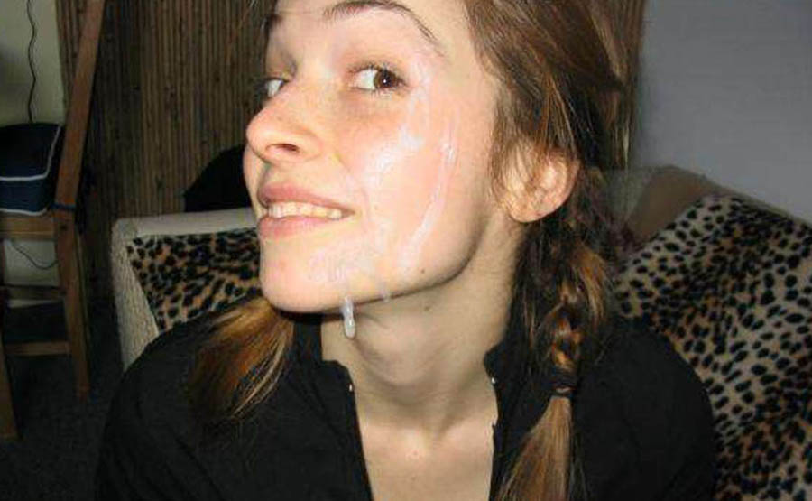 Fashionable Madelyn in service. Facial cumshot